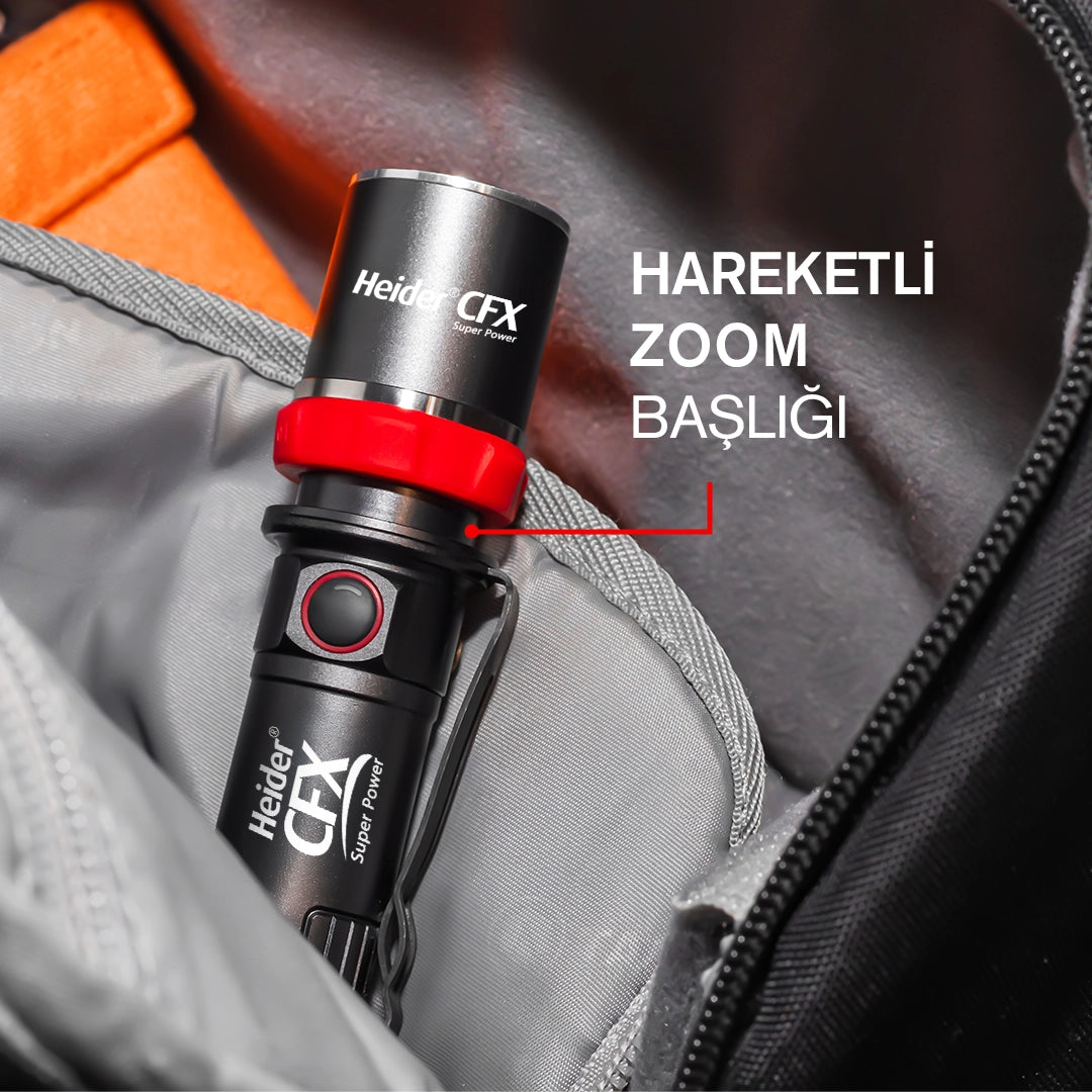 Heider CFX Zoom Super Power V4 - 2025 Yeni Versiyon - HDD 5+3 Mikroişlemci Driver - Dual Charge Type (USB Type-C +Adaptör)