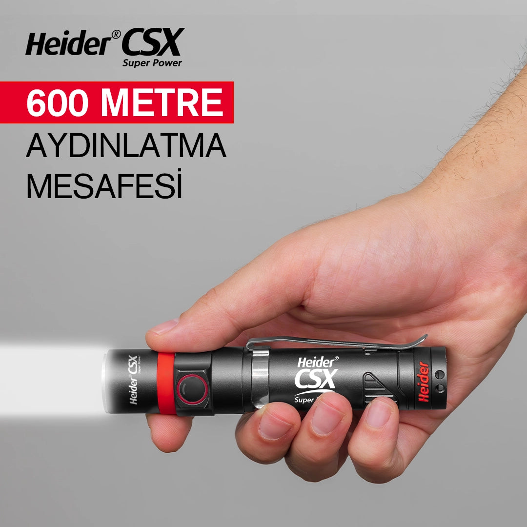 Heider CSX Super Power V4 - 2025 Yeni Versiyon - HDD 5+3 Mikroişlemci Driver - Dual Charge Type (USB Type-C +Adaptör)