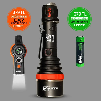 Heider AGX Ultra Power V4 - 2025 Yeni Versiyon - HDD 5+3 Mikroişlemci Driver - Dual Charge Type (USB Type-C +Adaptör)