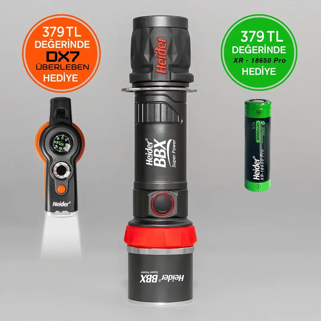 Heider BBX Super Power V4 - 2025 Yeni Versiyon - HDD 5+3 Mikroişlemci Driver - Dual Charge Type (USB Type-C +Adaptör)