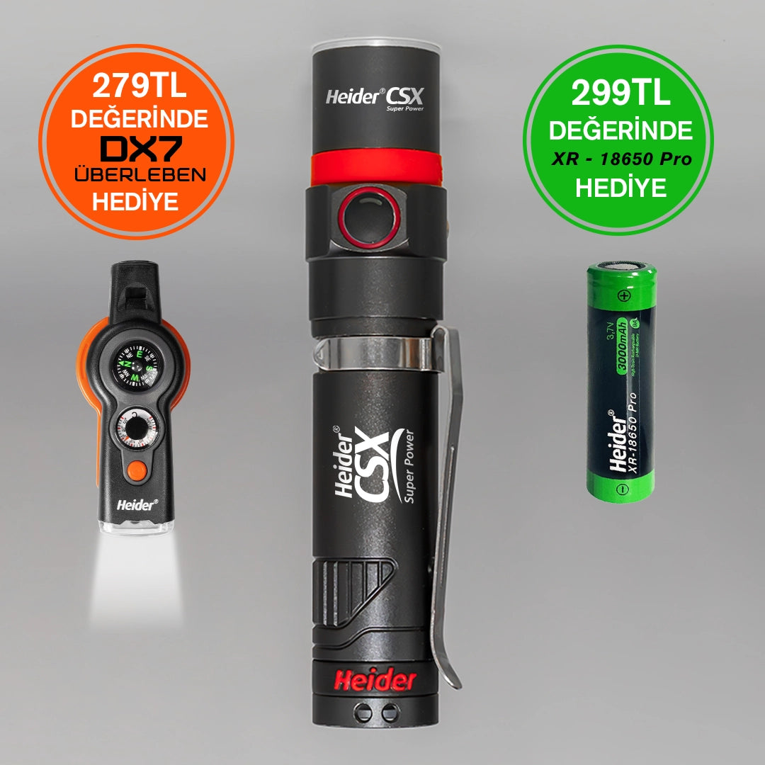 Heider CSX Super Power V4 - 2025 Yeni Versiyon - HDD 5+3 Mikroişlemci Driver - Dual Charge Type (USB Type-C +Adaptör)