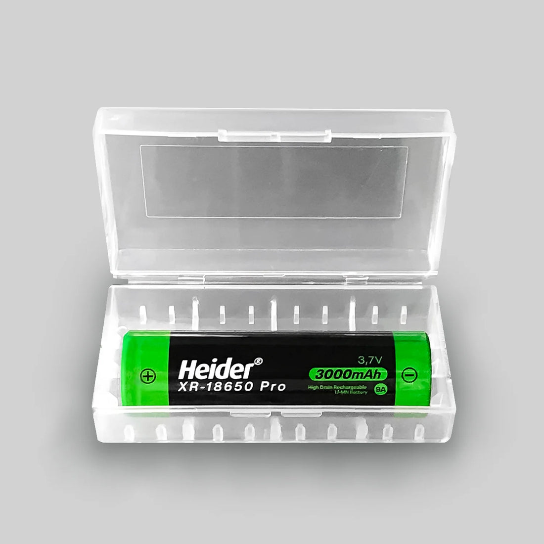 Heider XR-18650 Pro 3000mAh 3,7V High Drain Şarjlı Pil – Rohs ve Ce Sertifikalı