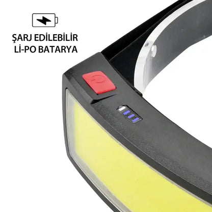 Heider CB2 Wide USB Şarjlı Geniş Açı Kafa Lambası – CE ve RoHS belgeli