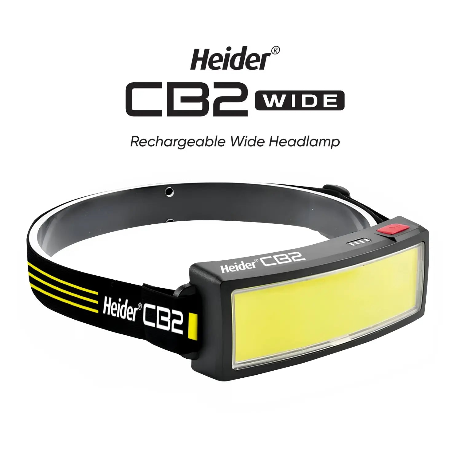 Heider CB2 Wide USB Şarjlı Geniş Açı Kafa Lambası – CE ve RoHS belgeli